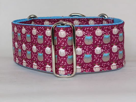 christmas martingale dog collar