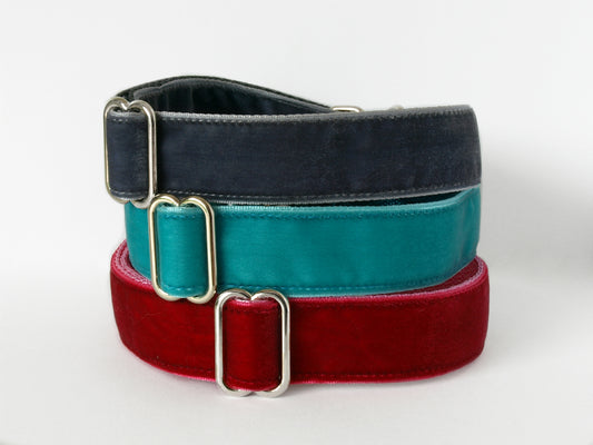 velvet dog collar