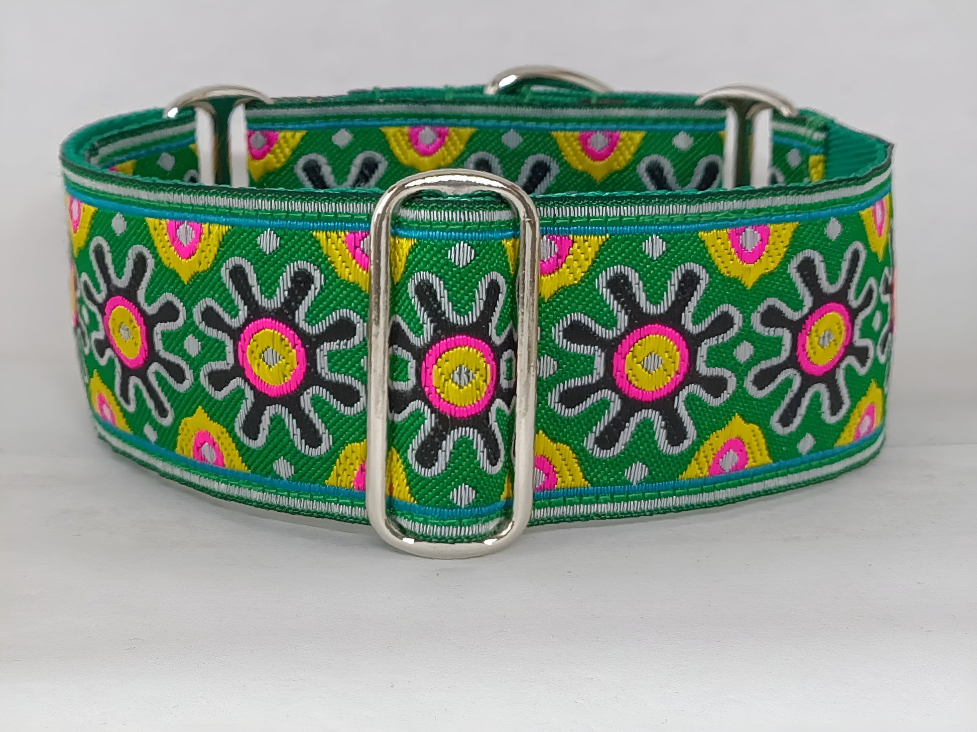 martingale dog collar green