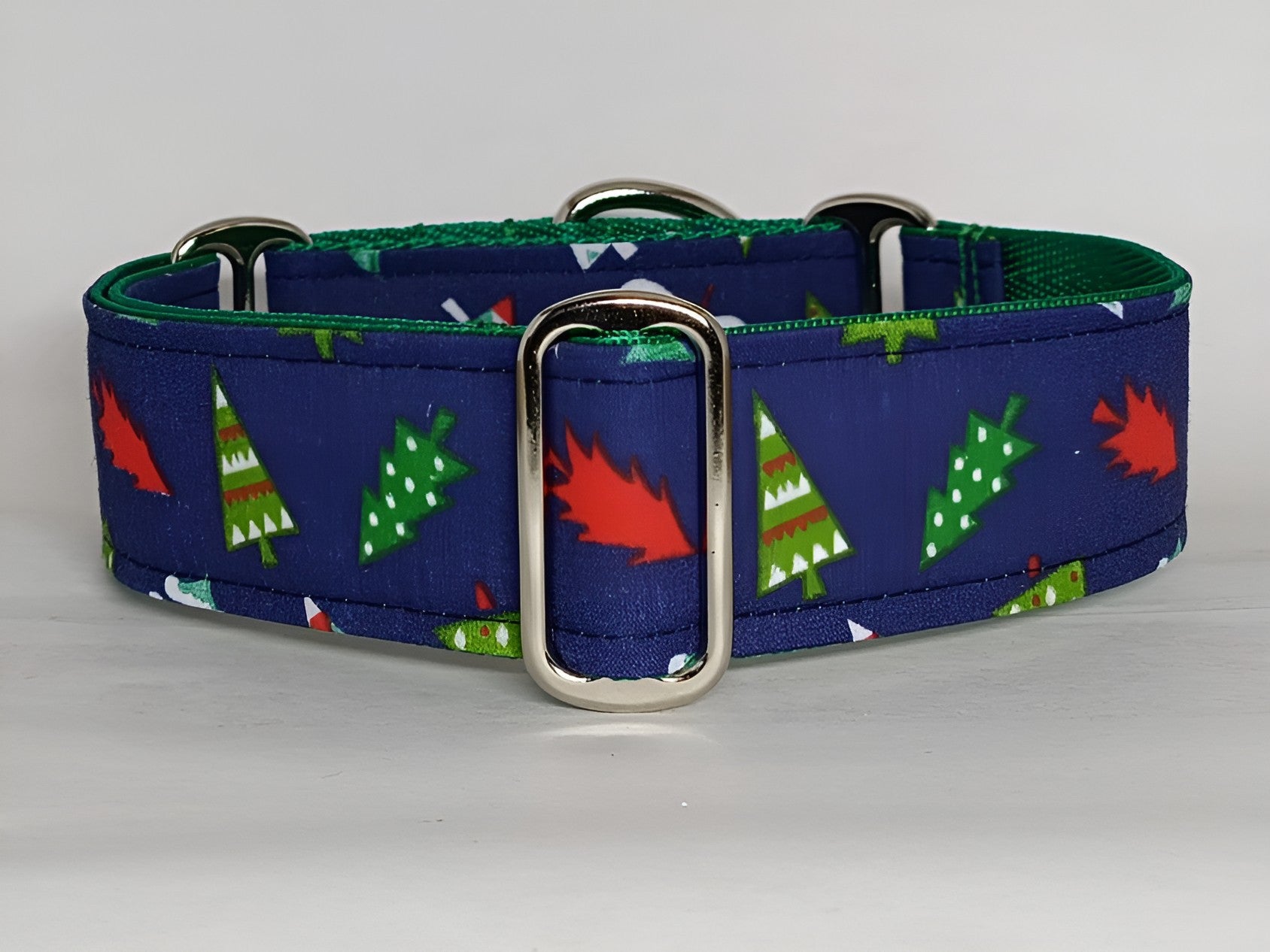 christmas martingale dog collar